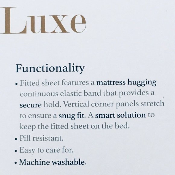 new IVORY Charter Club Sleep Luxe 800 TC 100% Cotton Sateen QUEEN Sheet Set - Picture 4 of 9